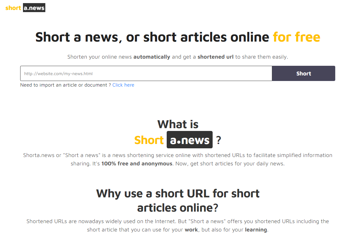 Short news